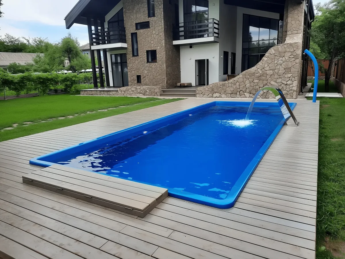 Композитный бассейн Laguna 9 — вид сверху в Киришах