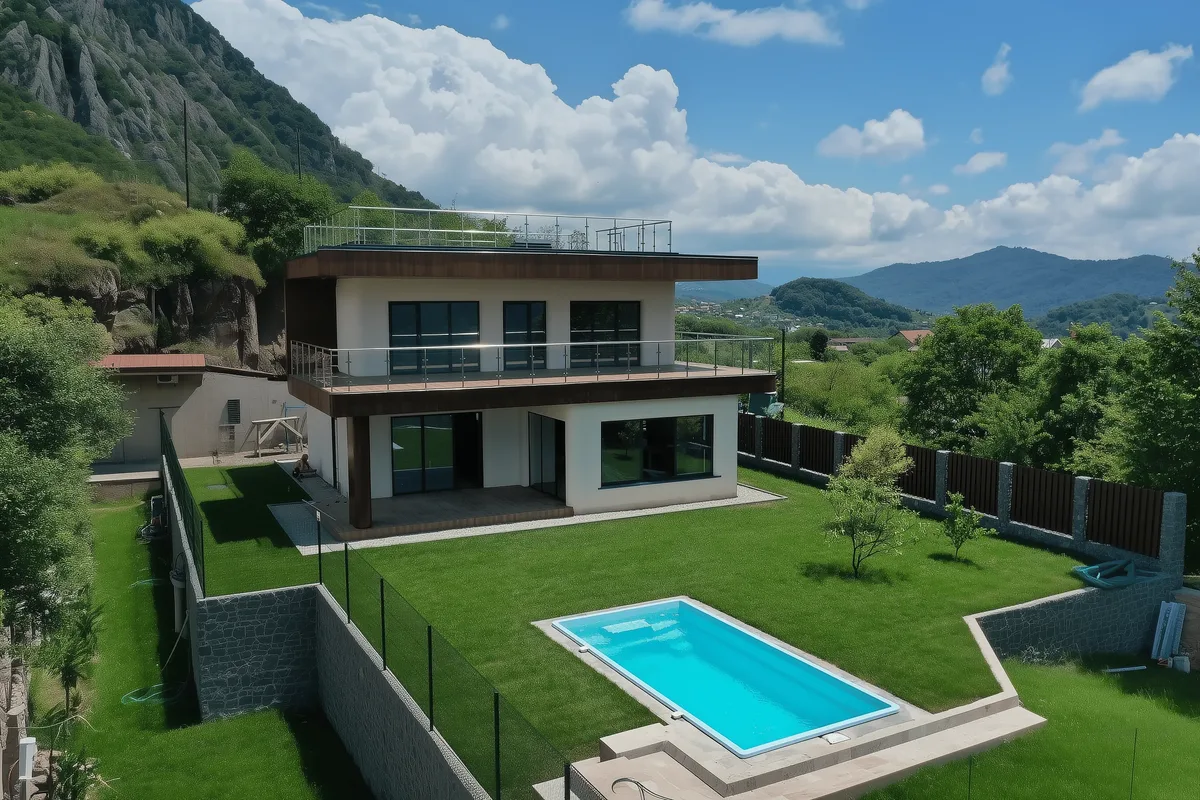 Композитный бассейн Laguna 6 — визуализация в Киришах