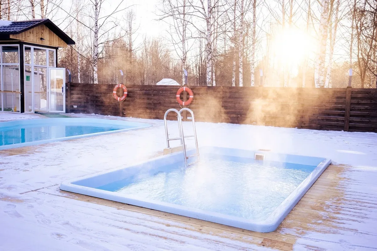 Композитный бассейн Laguna 4 — установка в Киришах