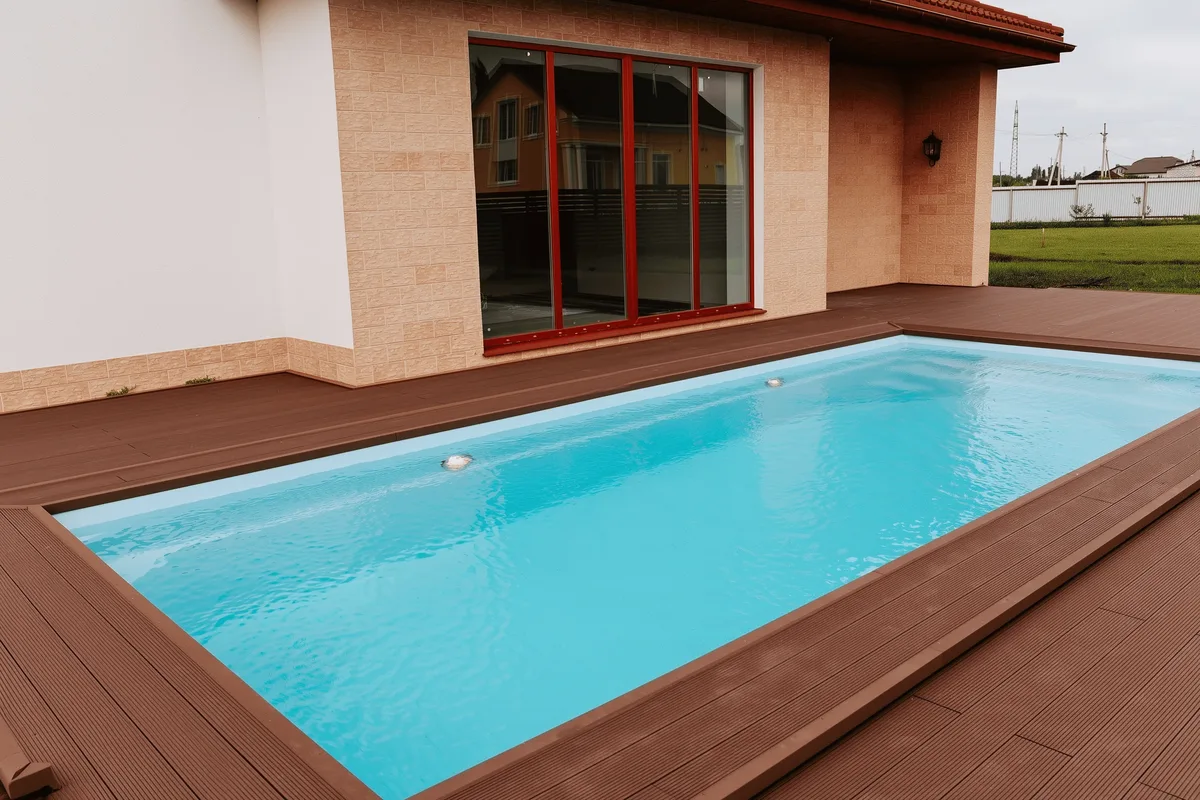 Композитный бассейн Laguna 8 — вид сверху в Киришах